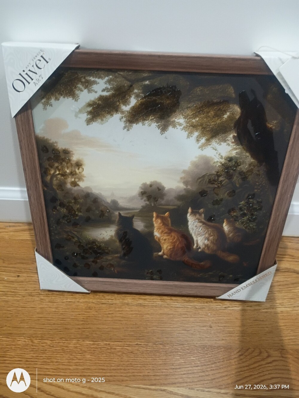 Oliver Gal Landscape Wall Art in Brown and Gold Tones